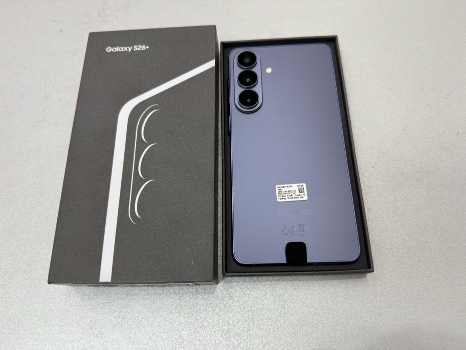 Samsung Galaxy S26 Plus, 256  gb, 12 gb ram, Cobalt Violet, nou la cutie
