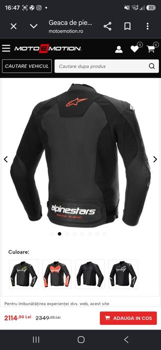 Vand geaca Moto Alpinestars,marime 54 te. 0730725725