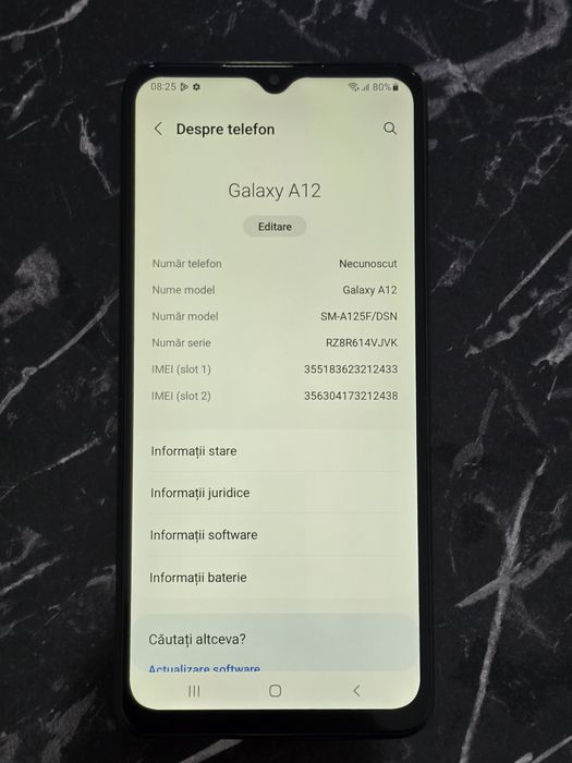 Samsung A12- ofer garantie