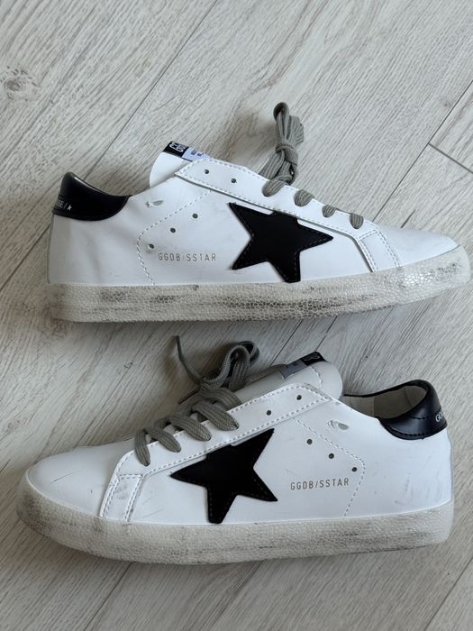 Adidasi Golden Goose Casual Premium Black Super Star