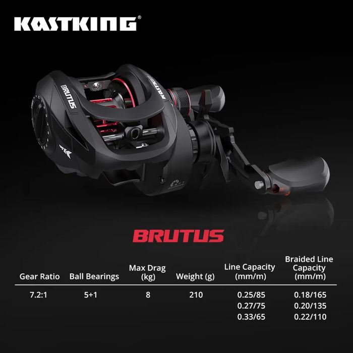 Mulineta baitcasting Kastking Brutus