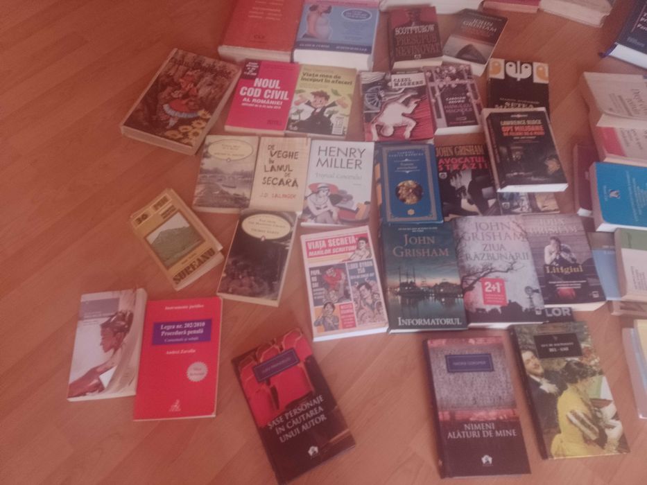 Vand carti beletristica, dictionare, specialitate drept
