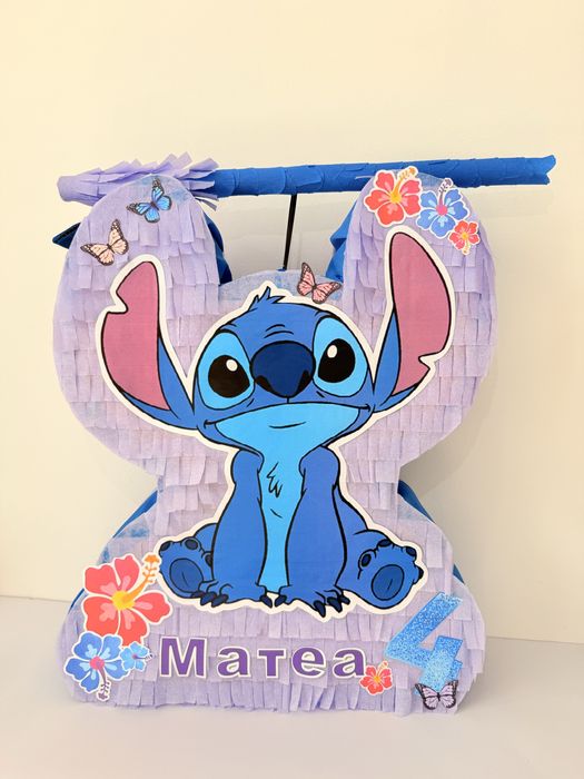 Стич в лилаво пинята Stitch