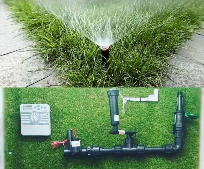 Автополив, для газона