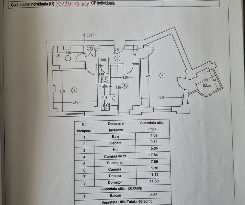Apartament 2 camere Pta Mihai Viteazu
