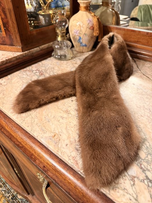 Guler blana de vizon caramel