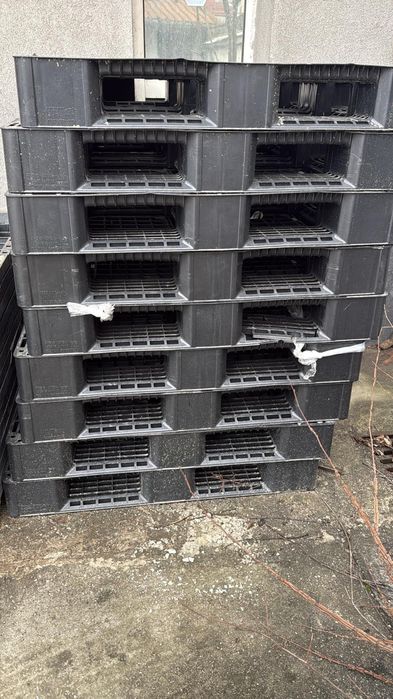 Palet din lemn şi plastic