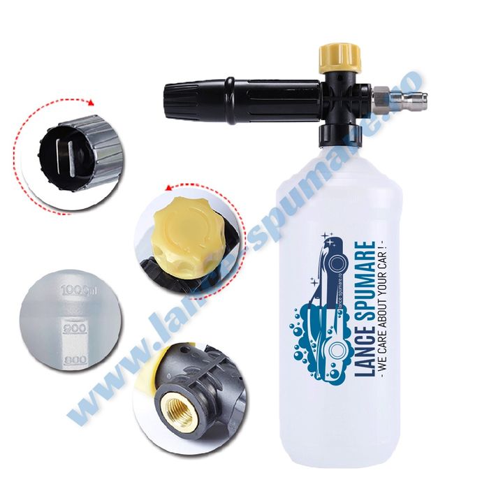 Lance spumare auto plastic pentru orice aparat