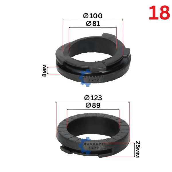 Подложка пружина Chevrolet Citroen Fiat Hyundai Opel Peugeot Subaru