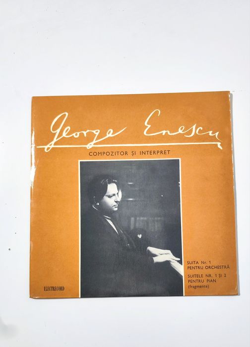 Disc vinil / Placa pick-up George Enescu - Compozitor si interpret