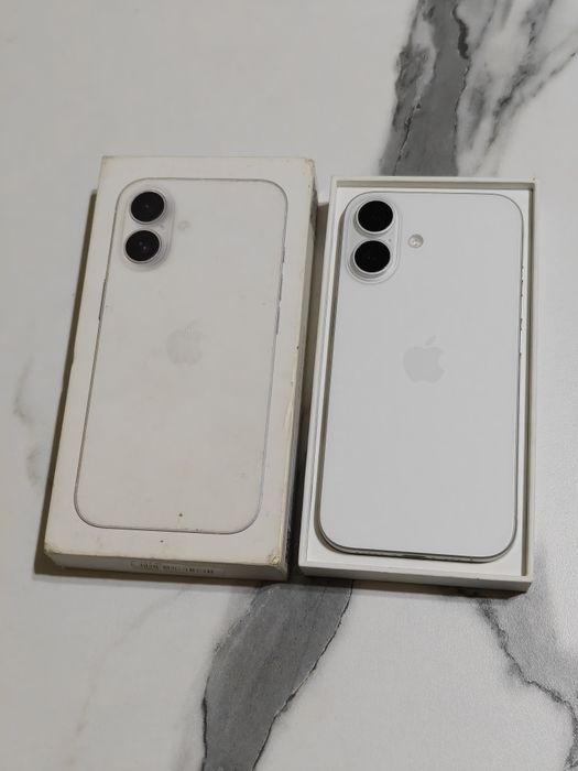 iPhone 16 128 gb akb 100 белый цвет