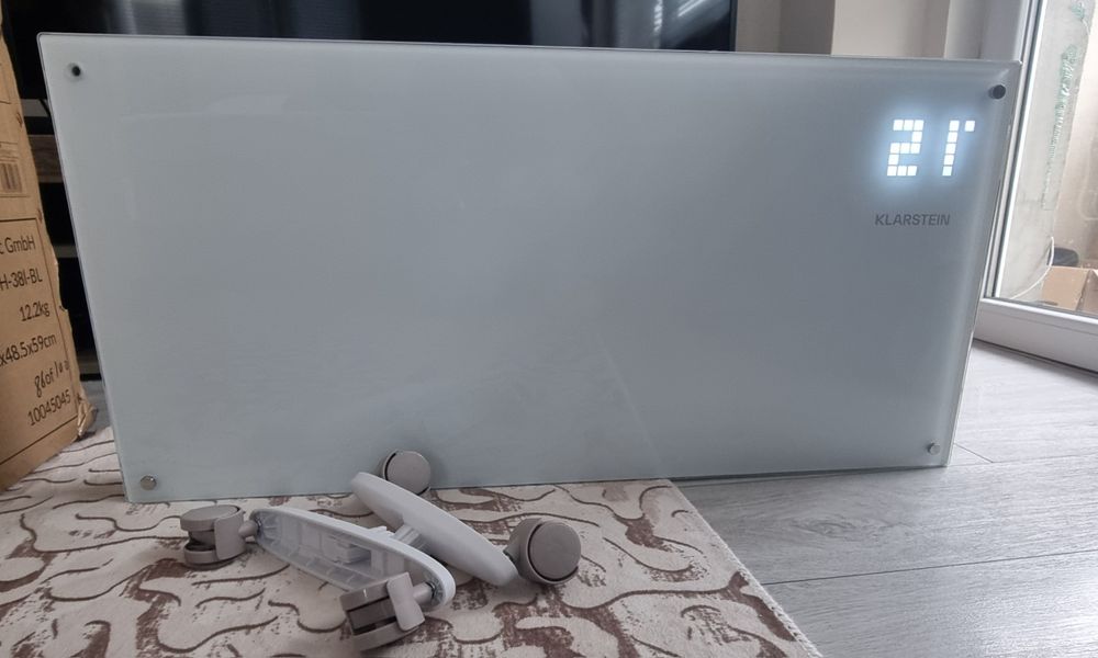 Стъклен стилен конвектор Klarstein 2000w