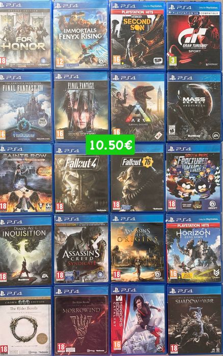 Playstation 4 игри Call of Duty/ Assasin's Creed/ Horizon/ Ark