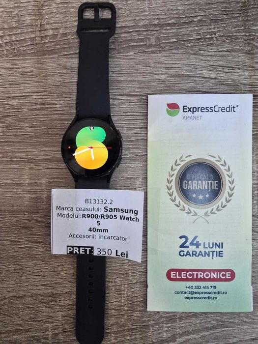 (AG42 Roman) Smartwatch Samsung Watch 5 B.13132 Garantie 2 ani