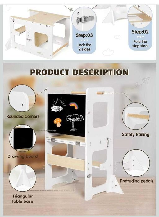 Turn de Invatare Montessori de pe Amazon nou, la cutie