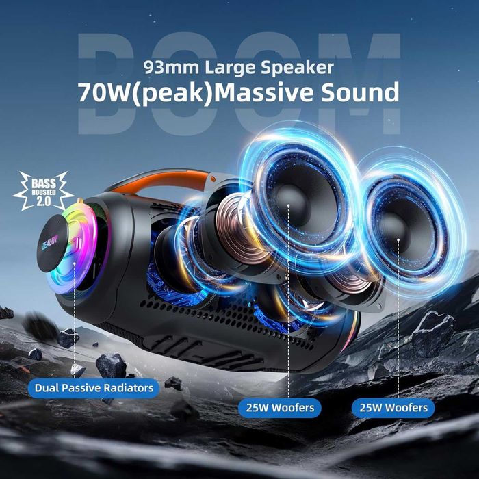 Мощна преносима водоустойчива тонколона ZEALOT P11 (Нова)