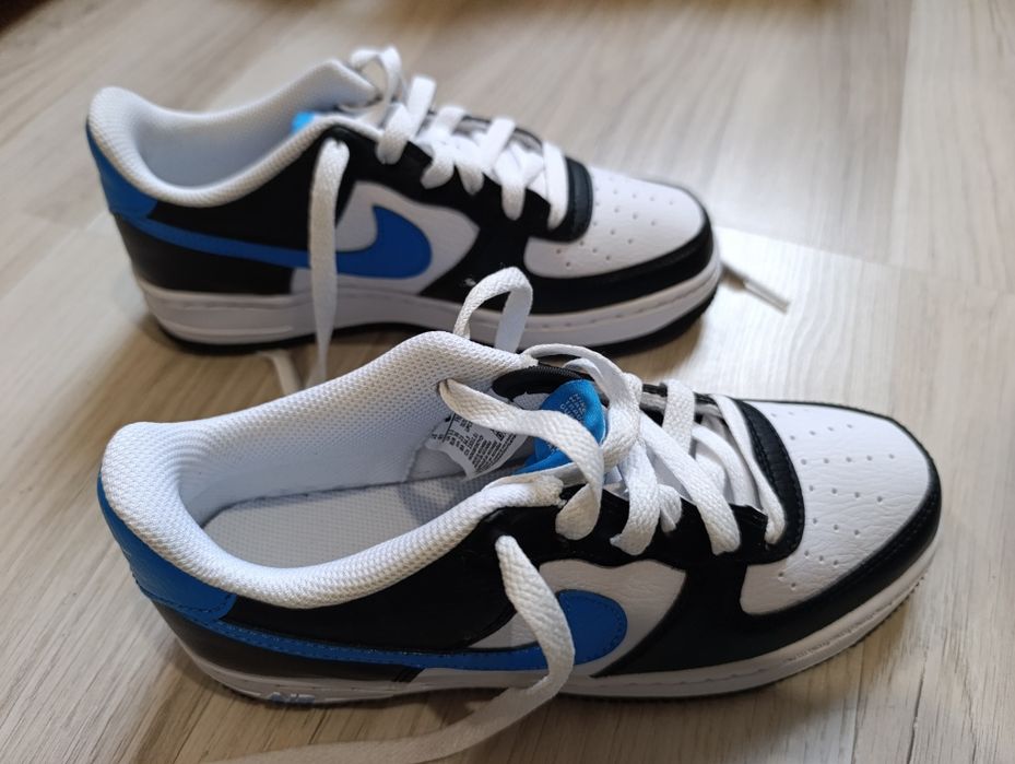 Обувки Найк √ 36,Чисто нови-необувани! Nike air force 1 gs black/ blue