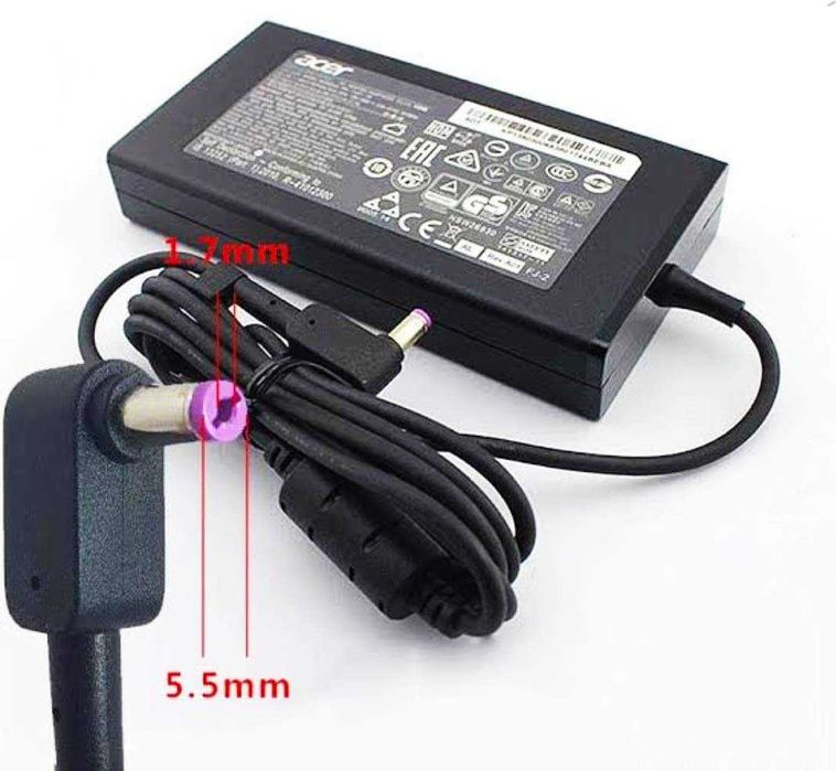 Зарядка для ноутбука Acer 19V 7.1A 135W блок питания