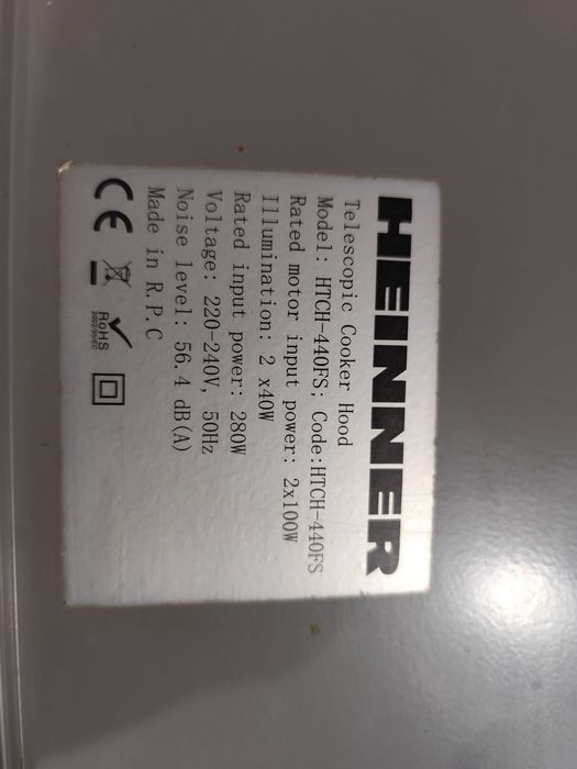 Hotă Heinner inox 2 motoare