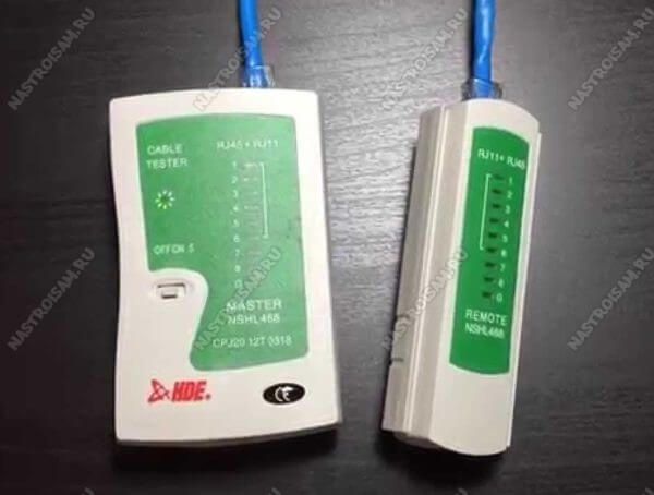 Настройка прозвонка обжим сетевого кабеля Настройка роутера