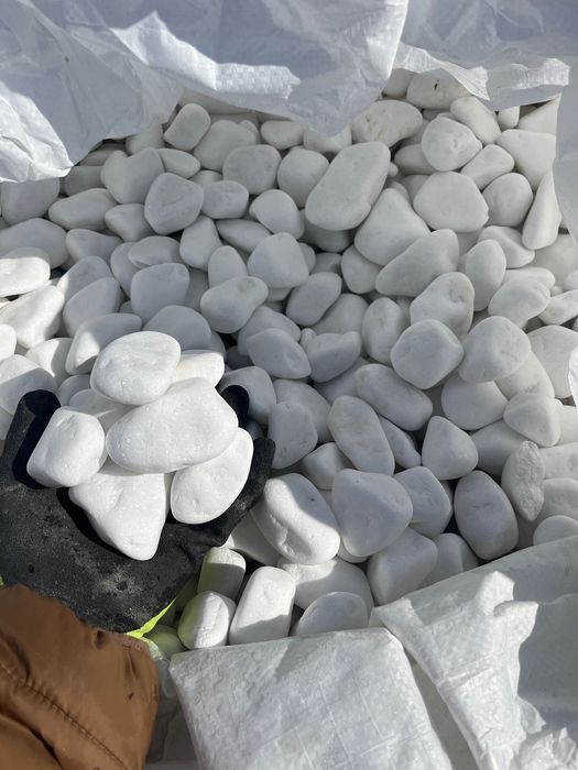 Бял декоративен камък Тасос