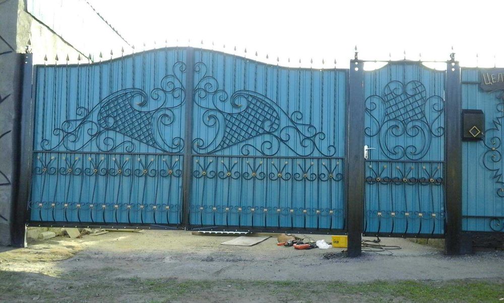 Ворота откатные, распашные мебель лофт