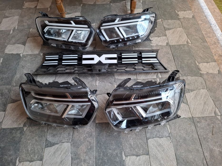 Set, Lampi spate Y, Faruri cu grila Far Dacia Duster Hjd/ Bara fata 20