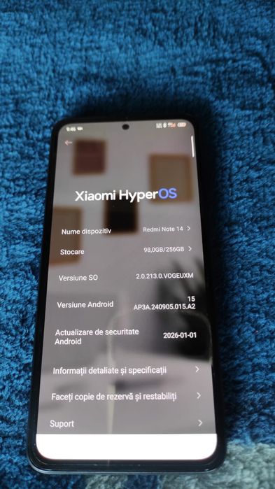 Xiaomi Note 14 256Gb 8+8GB memorie