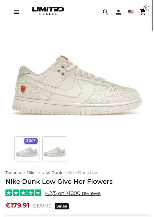 Nike Dunk Low Give Her Flowers