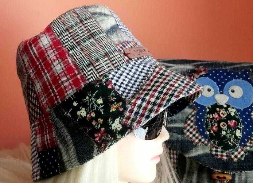 Шапка пачуърк ръчна изработка
