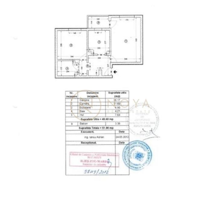 Vanzare apartament cu 2 camere Baneasa scoala 7