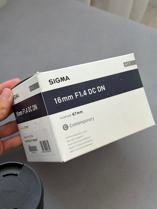 Объектив Sigma 16mm f1.4 для Sony E