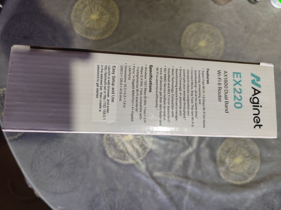 Рутер чисто нов запечатан