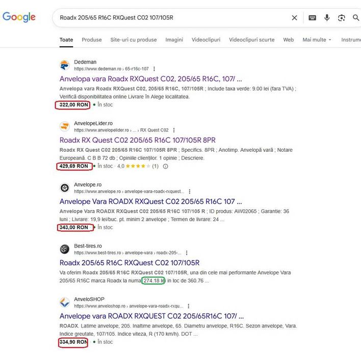 Anvelope vara Opel Vivaro 205/65 R16C 107/105R