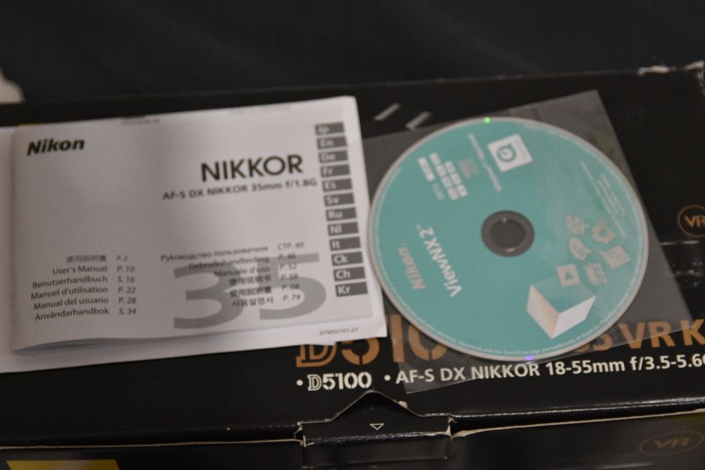 Никон д5100+35мм