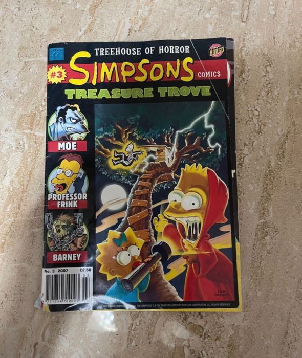 The Simpsons comics , benzi desenate