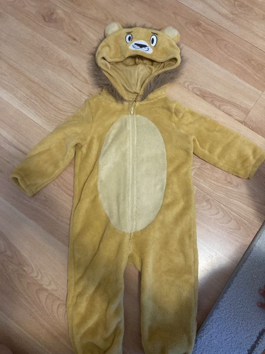 Маскараден костюм Лъв H&M - 80 размер/ поларен гащеризон