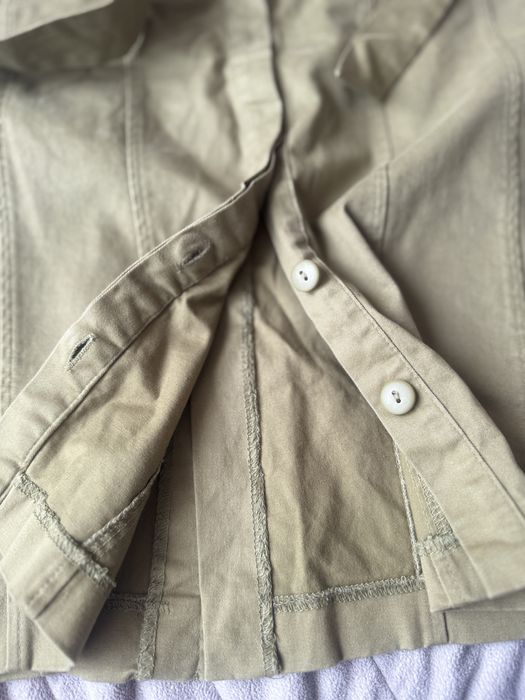 Миди пола Mohito в цвят каки, размер 34