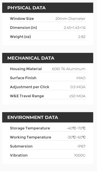 Бързомер HOLOSUN 403B red dot, червена точка