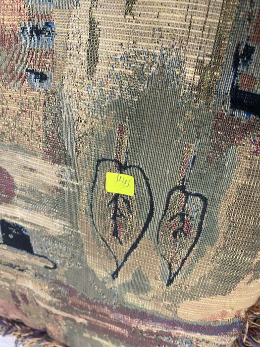 Декоративна възглавница гоблен Франция 1970 г