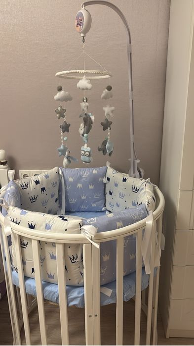 Бортики-подушки на кроватку