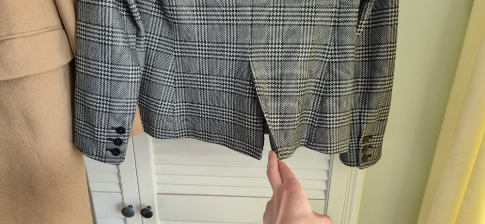 Сако/блейзър MANGO р-р L, TOM TAILOR р-р L,сако (розово), сако (кафяво) каре