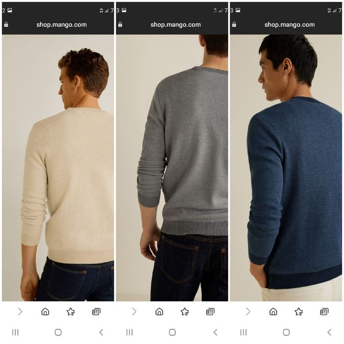 pulover barbati Xl Mango