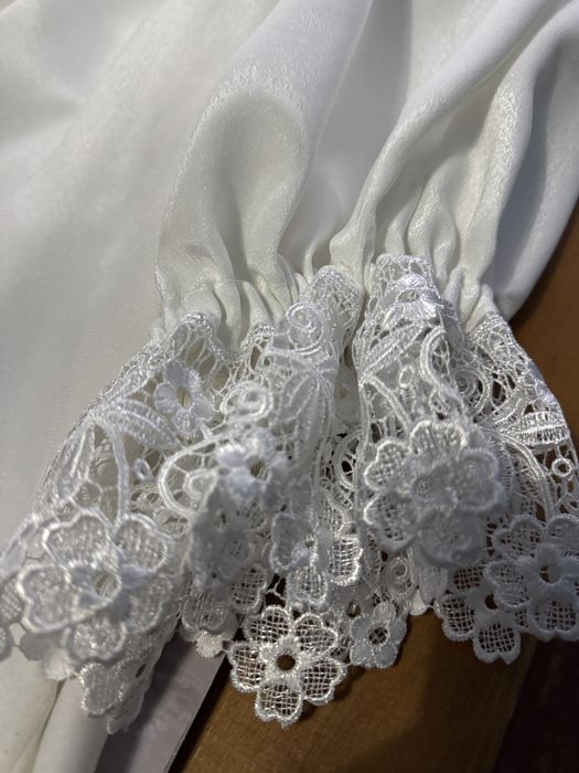 Camasa traditionala de maramures alba din satin