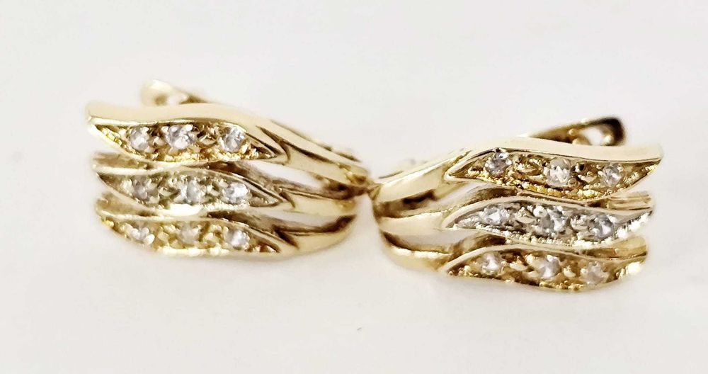 Cercei aur 14K, 3.88gr (AG35 B 34766.2) Garantie 2ani!