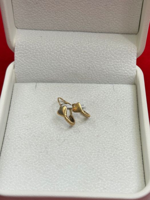 ТОП ОФЕРТА! Златни обеци 14К 1.22г – Darg Group