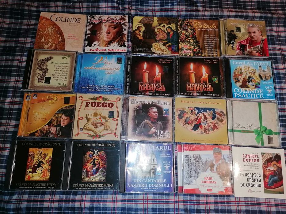CD Colinde de Crăciun, muzică bisericească, bizantină, psaltică