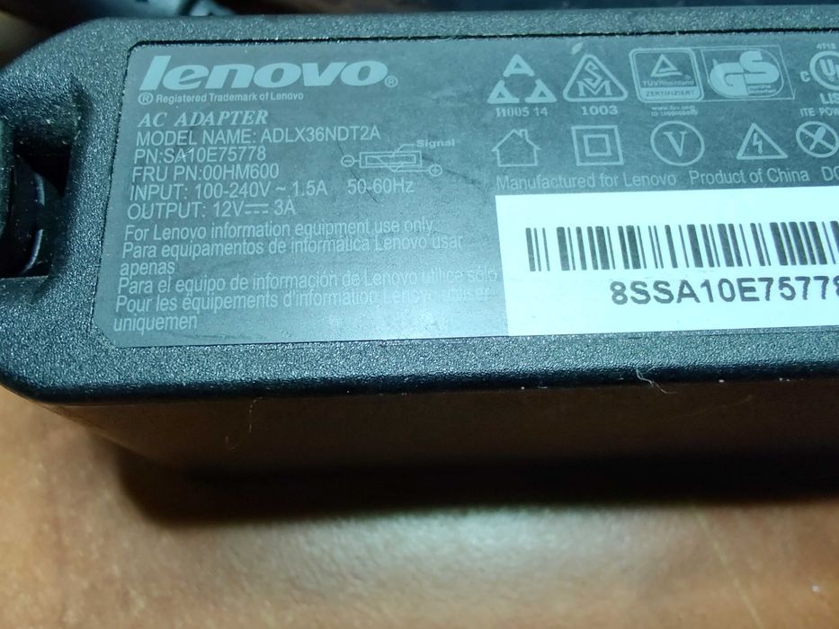 Incarcator adaptor original Lenovo ADLX36NDT2A SA10E75778 00HM600 36W