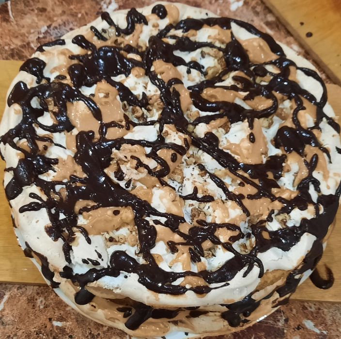 Торт домашний, афганский наполеон