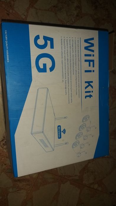 Kit 4 telecamere WIFI 5G nou